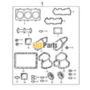Shibaura gasket set S753 fits tractor SP1740 P17 P17F 1220 1310