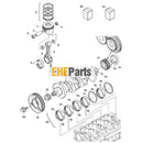 Replacement Engine Crankshaft 7008534 For Bobcat Loader S630 T630 T650