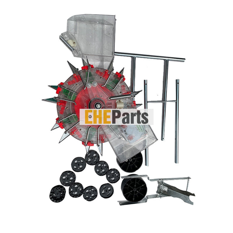 hand push seed planter Steel & plastic Hand Push Seeder 7A2-2 With Fertilizer Machine, For Ag