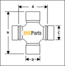 Aftermarket D062000 Cross & Bearing Kit